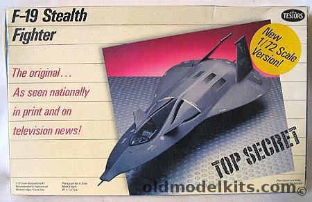 Testors 1/72 F-19 Stealth Fighter, 575 plastic model kit